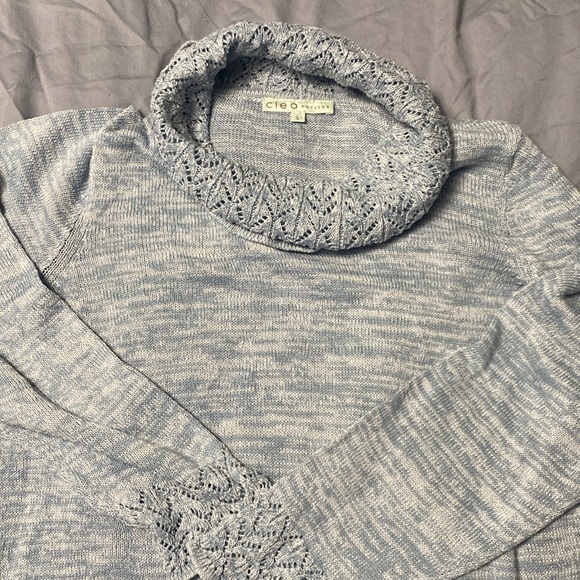 Cleo Petites cowl neck sweater size L - Picture 5 of 6